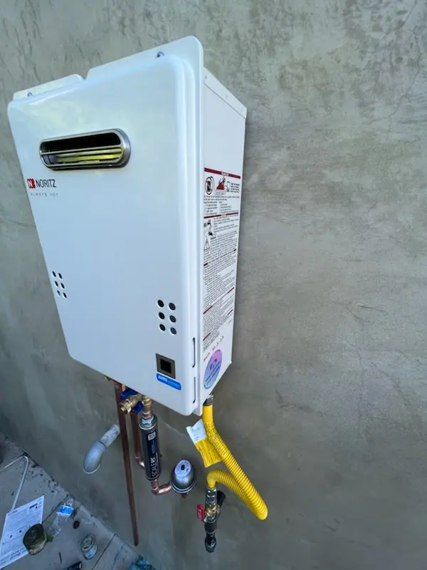 Tankless water heater installation for Saunders homes